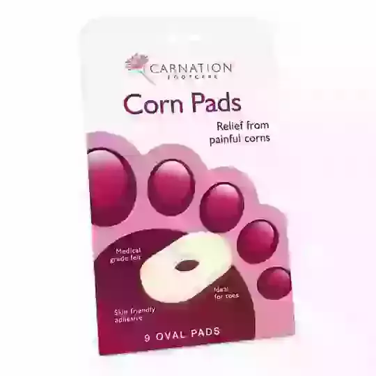 Carnation Oval Felt Corn Pads X 9